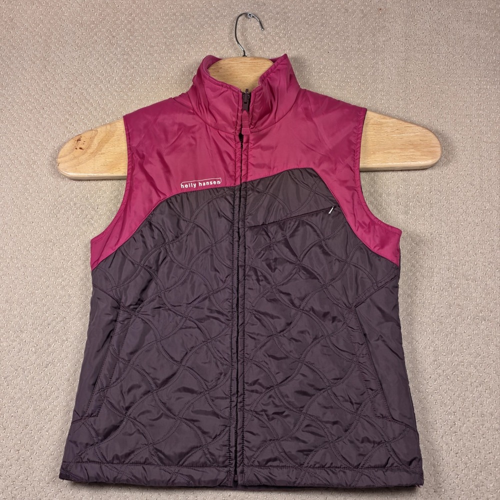 Helly Hansen Pink and Purple Quilted Vest